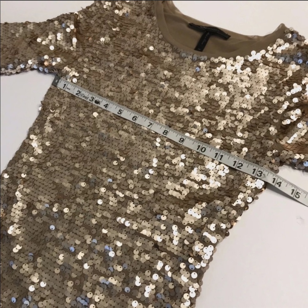 bcbgmaxazria Sequin Marta Holiday Cocktail Dress - Picture 5 of 7